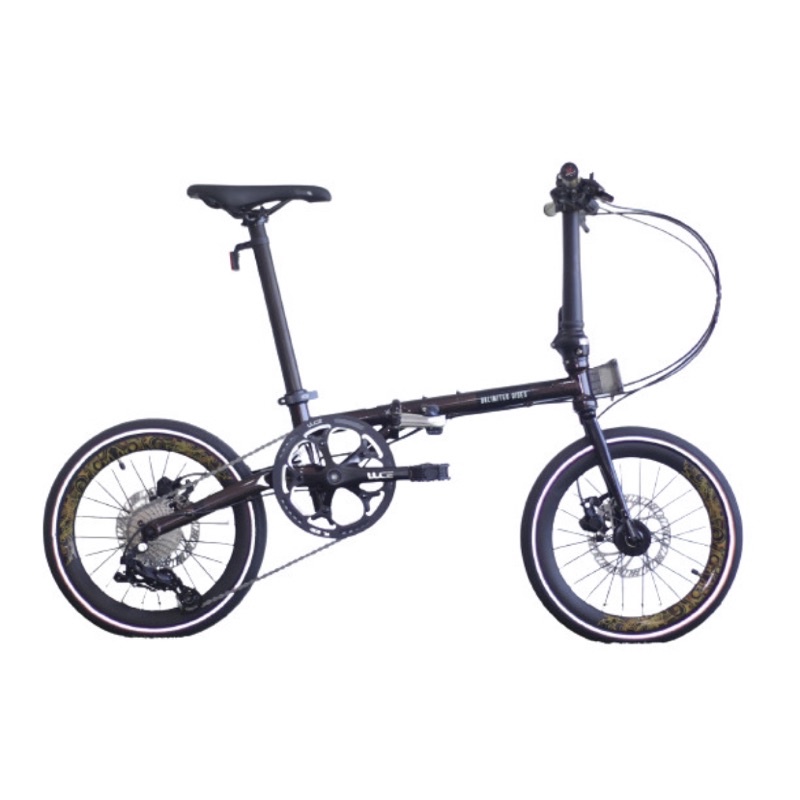 SEPEDA LIPAT TROY X 10 NEW 16 INCH BROWN FREE KOPER