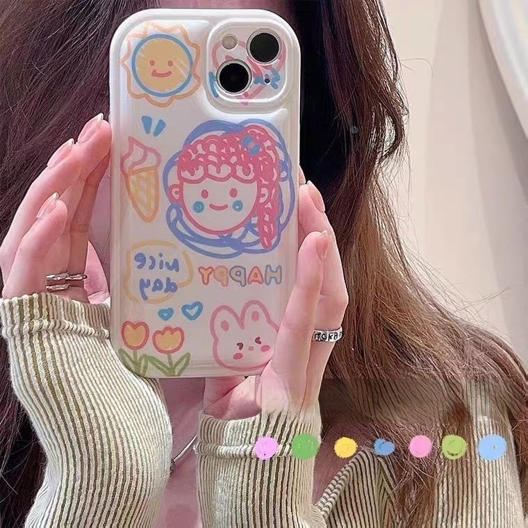 Soft Case Silikon Motif Young Boy &amp; Girl Untuk IPhone 12 13 11 Pro Max X Xs Max Xr 7 8 Plus Pfgb