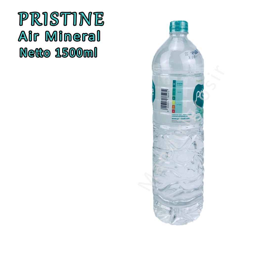 Pristine * Air Minum * Air Mineral pH 8+ * 1,5liter