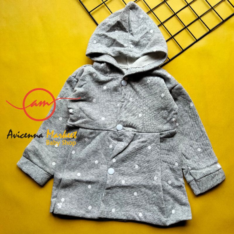 Jaket mantel bayi lucu model rempel 3-12 bulan