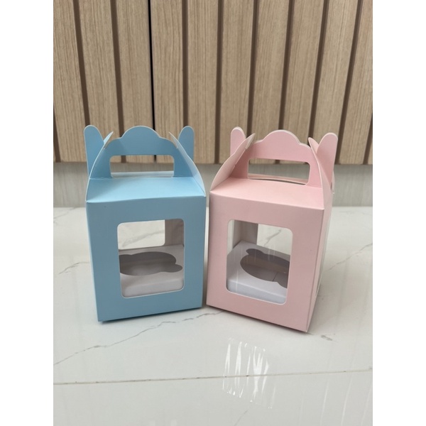 Box Cupcake 9 x 9 x 10,5 cm  (Min Order 5 Pcs)