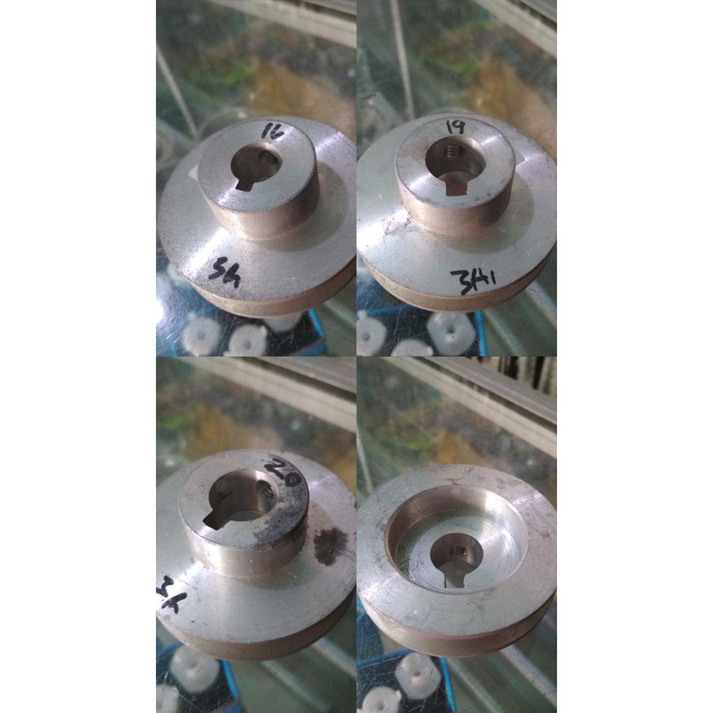 Pulley Belting Kompresor /Pully belting dinamo mesin /Pulli Puli Pully 3 inch 75mm As 12mm 16mm , 19