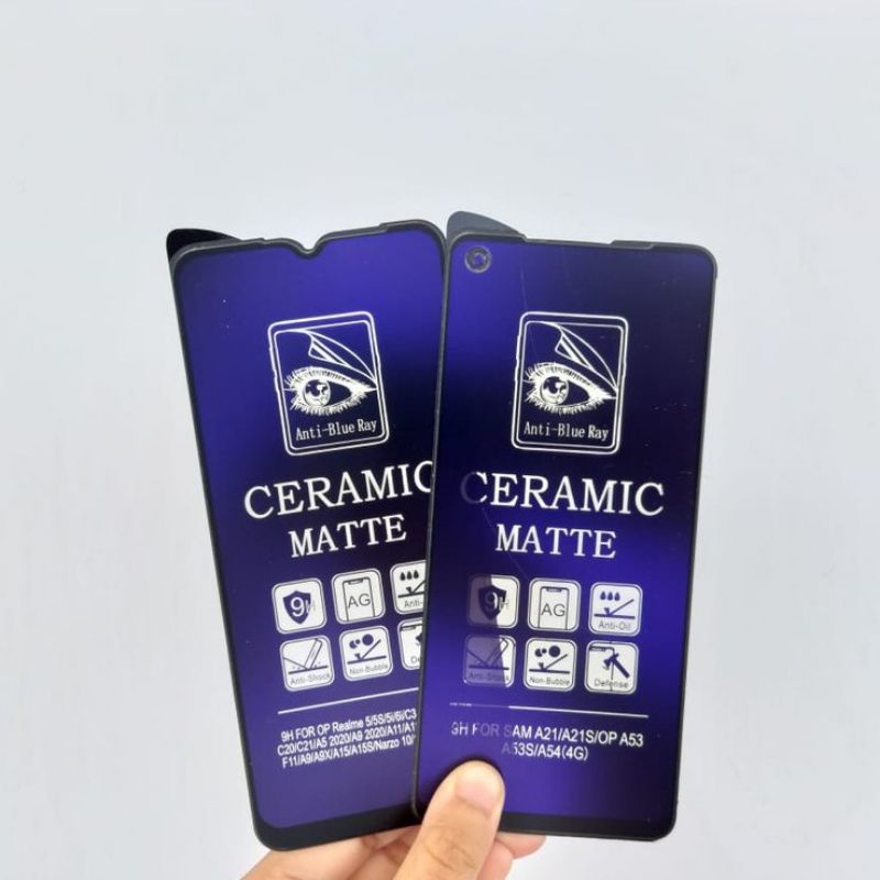 Anti Gores / Tempered Glass / Pelindung layar Cramic /Anti pecah/ Anti Radiasi Ful Layar type Hp, Oppo A1K/A31/A3S/A37/A39/A57/A52/A59/F1S/A53/A54/A71/A74/A7/A76/A83/A5 2020/A9 2020/A8/F9/F9 pro/A11K/A12/A15/A15S/A16/A91/A92/A93/A94/A95/Neo 9/A5s/A57 2022