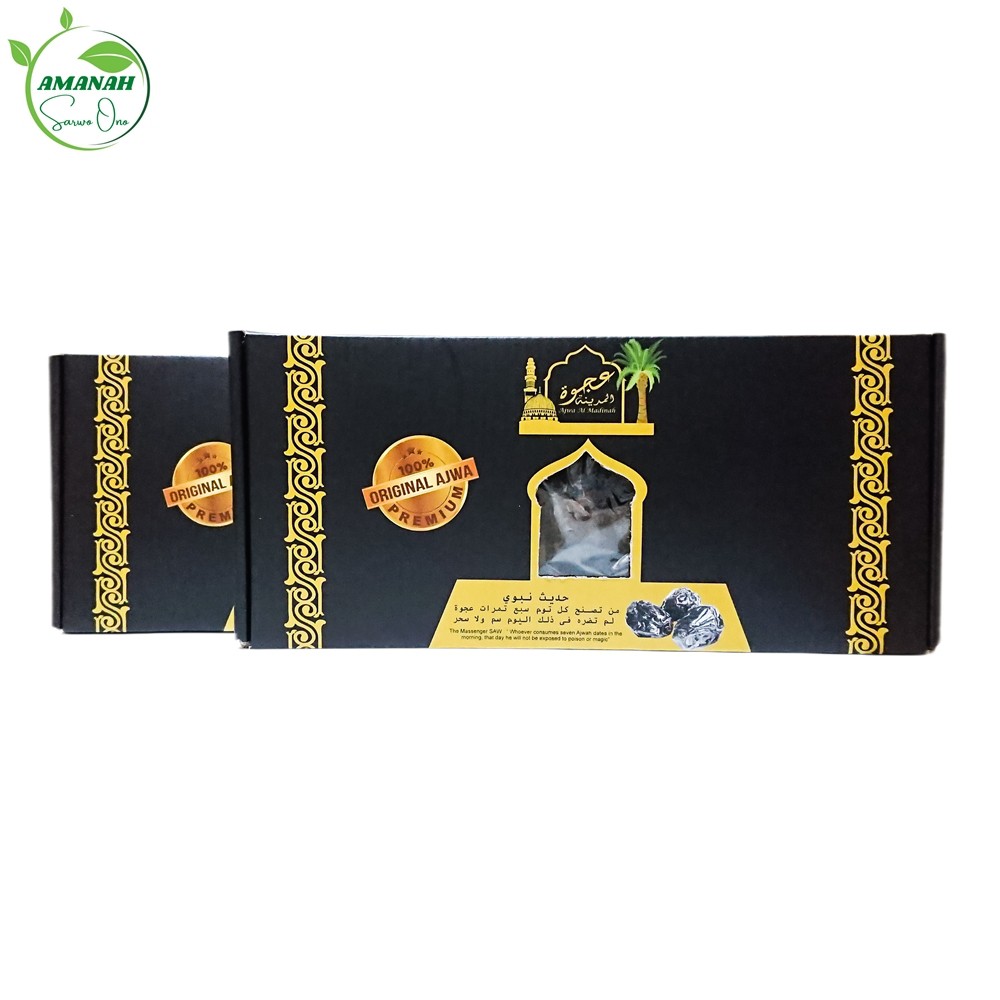 

kurma Ajwa Alia Al Madina 500 gr - Korma Nabi Original