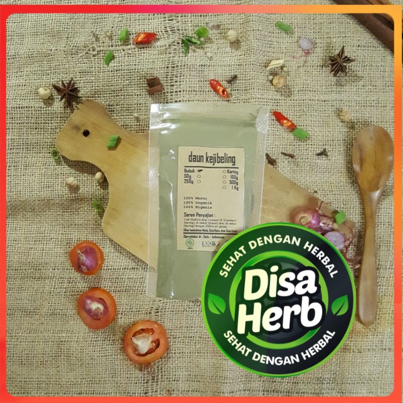 

DAUN KEJI BELING BUBUK 1000 GRAM / 1 KG - Strobilanthes Crispa - MURNI - JSR - REMPAH