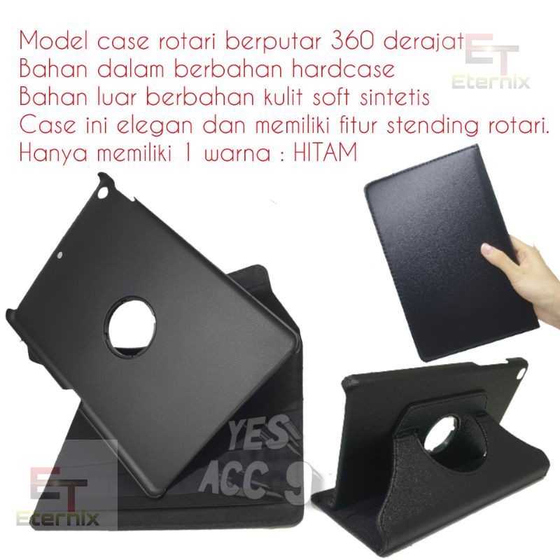 Flip Book Cover SAMSUNG GALAXY TAB S6 LITE 10.4 INCI 2020 P610 P615 Rotary Leather Case Flip Case Stand Book Cover Kulit Pelindung Tablet Holder Standing Kualitas Bagus