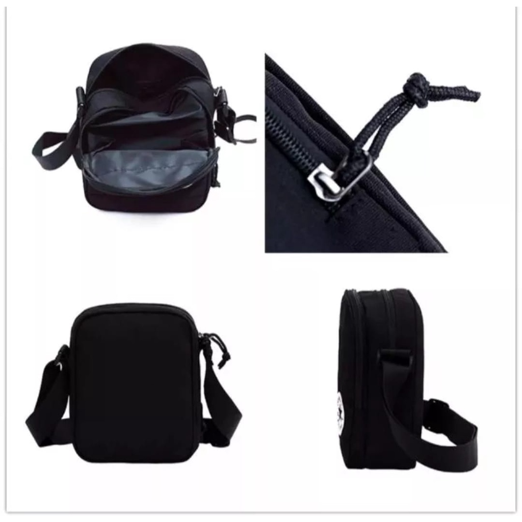 Tas Slempang Pria / Wanita Model Korea Keren Dari Bahan Condura Canvas