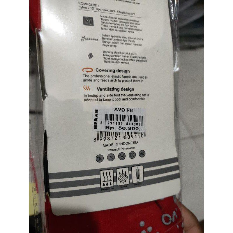 Kaos Kaki Anti Slip Panjang R8 Avo-4