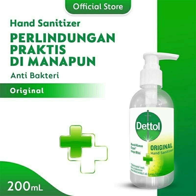 Dettol Hand sanitizer 200 ML pump