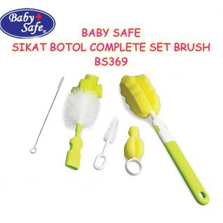 Sikat Botol Set Babysafe BS369 complete set brush