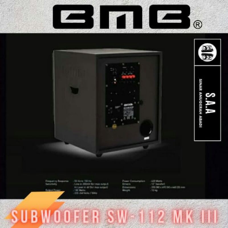 SUBWOOFER AKTIF BMB SW 112 MKIII (12"inch)