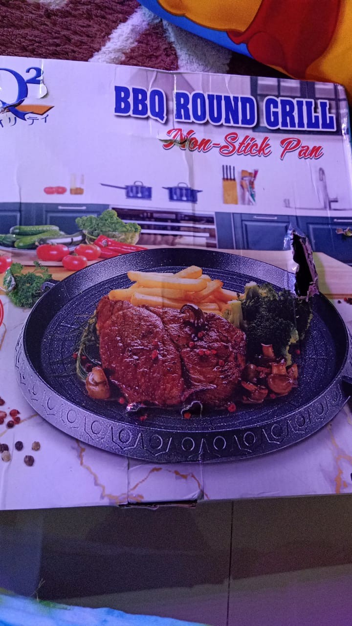 Bbq Round Grill Q2 8930 Barbeque Grill Pan Panggangan Tempat Memanggang