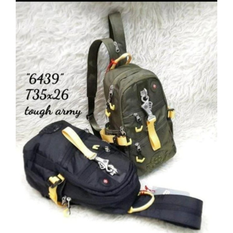 TAS BACKPACK SLING BAG 2IN1 TOUGH 6439 2 FUNGSI ORIGINAL