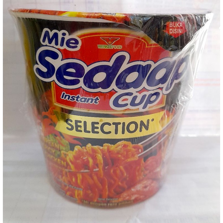 

Mie sedaap instant cup selection, 81 g