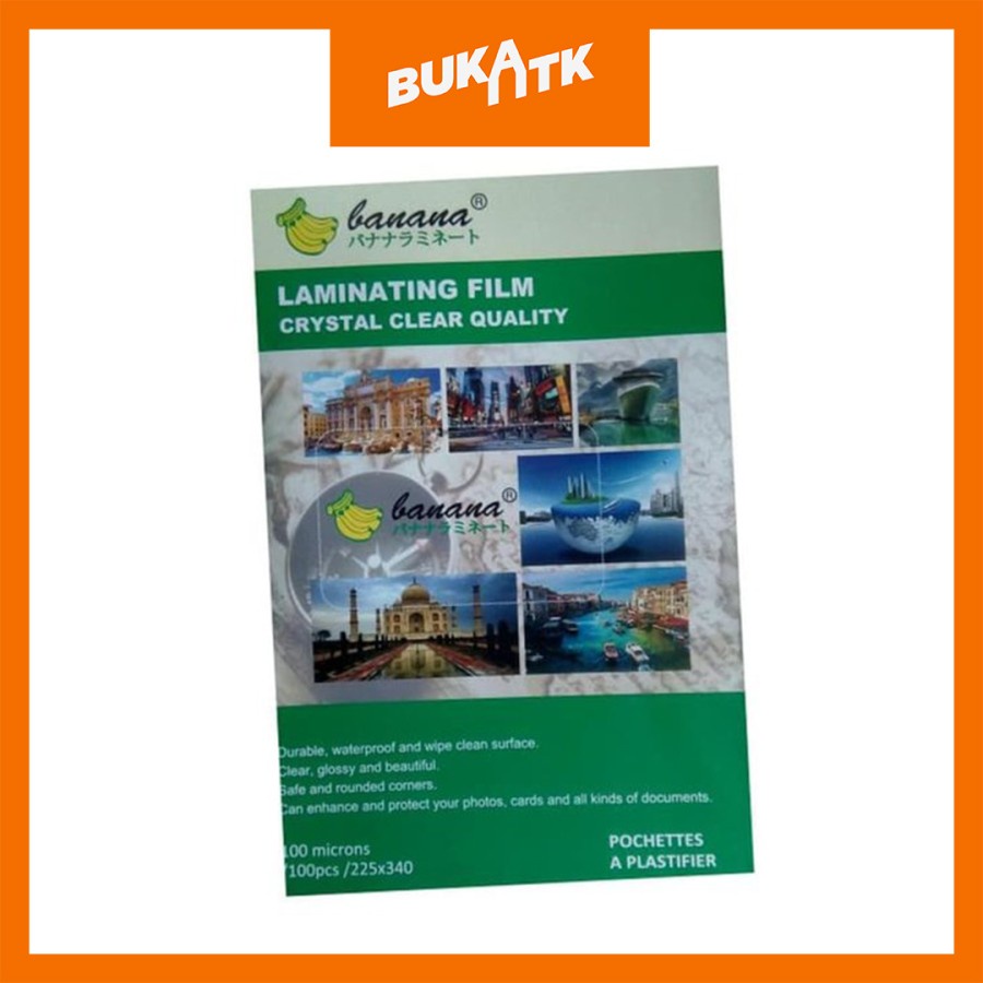 

Plastik Laminating Folio 100 microns BANANA