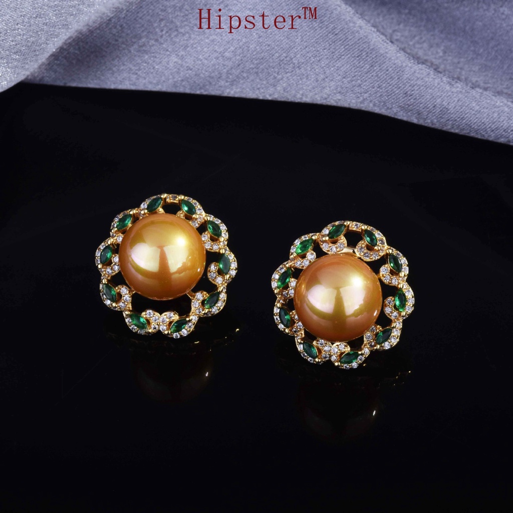 Luxury Premium Custom Natural Nanyang Pearl Set Shell Pearls Ear Studs Ring Pendant Necklace