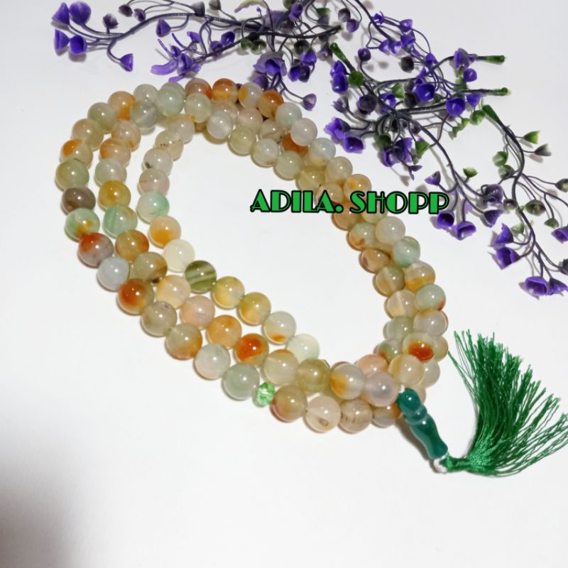 TASBIH BATU GIOK BLIMBING 12MM 99BUTIR ORIGINAL