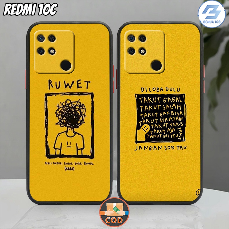 Benua Case - Case QUOTES Xiaomi Redmi 10C  - Case Hp Redmi 10C - Kesing Hp Redmi 10C - Casing Hp Red