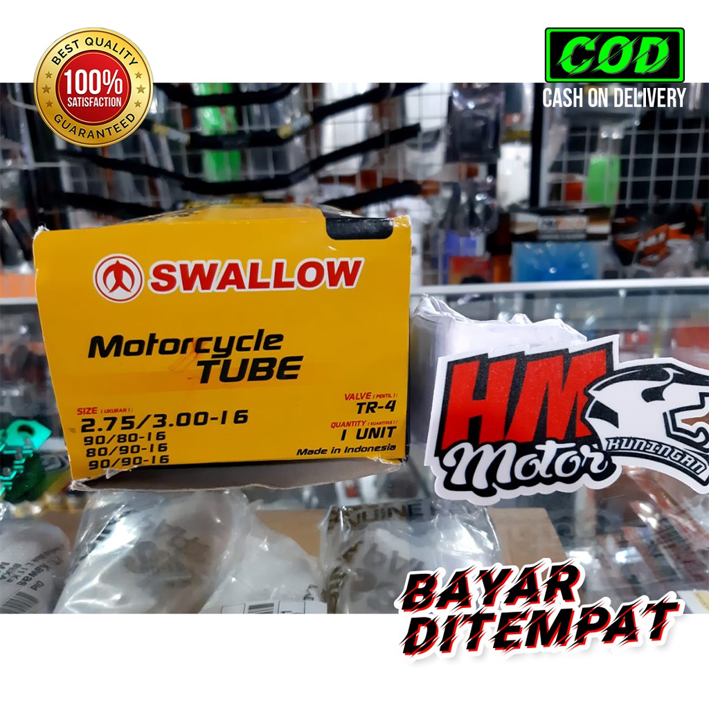 Ban dalam Ring 16 Belakang KLX 150 CRF150 WR 155 Swallow