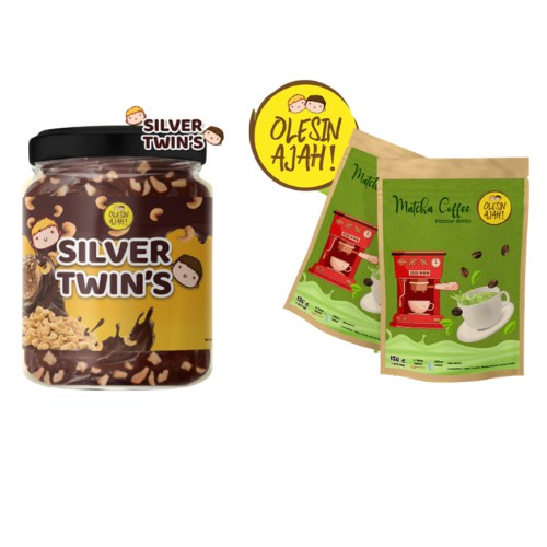 

Promo OlesinAjah Selai Silver Twin's 200Gr + Matcha Coffee Premium Flavoured Drink - 120G