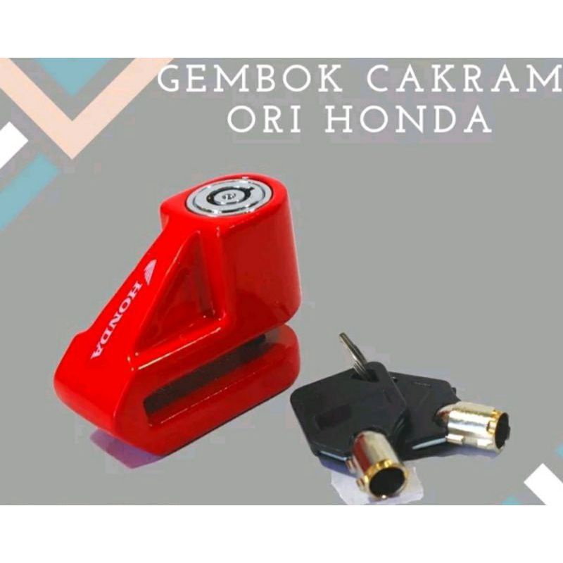 Gembok Cakram Gembok pengaman Motor Original Honda AHM