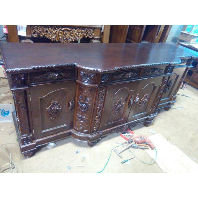 Bufet TV bagus meja tv ukir mebel jepara