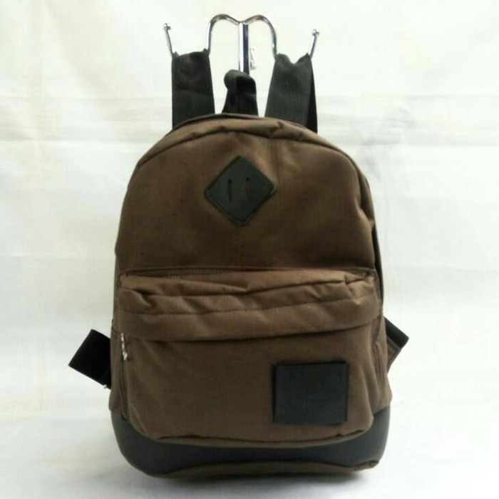 tas ransel mini model jansport coklat hitam ada tempat notebook