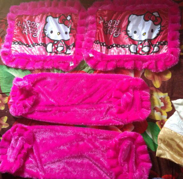 Terlaris ! Sprei Bulu Rasfur Motif / Karakter Sarban Sargul Rempel +  Resleting