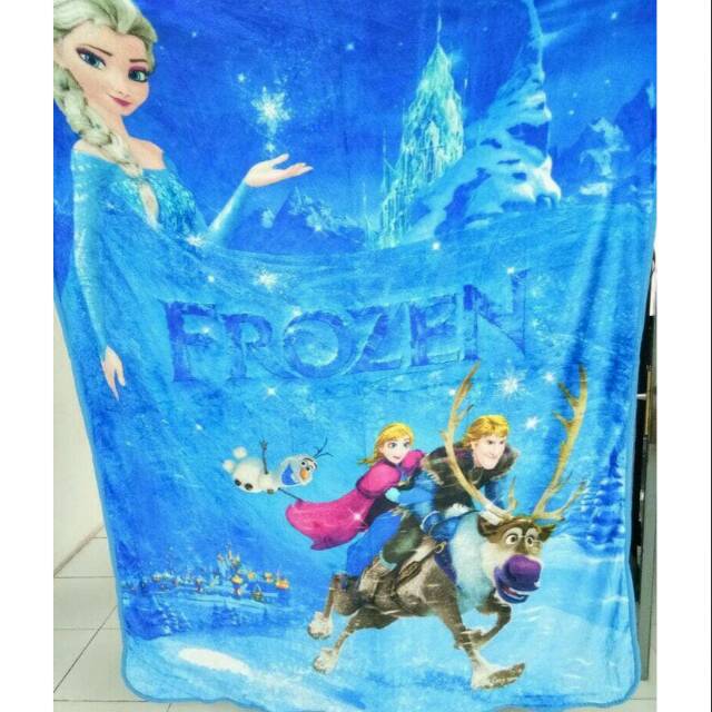 SELIMUT BULU FROZEN - 150 X 200 - SELIMUT IMPORT EVERBEAR