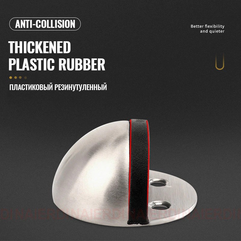 Penahan Pintu Anti-Collision Magnetic Door Stopper - DS-09 - Silver