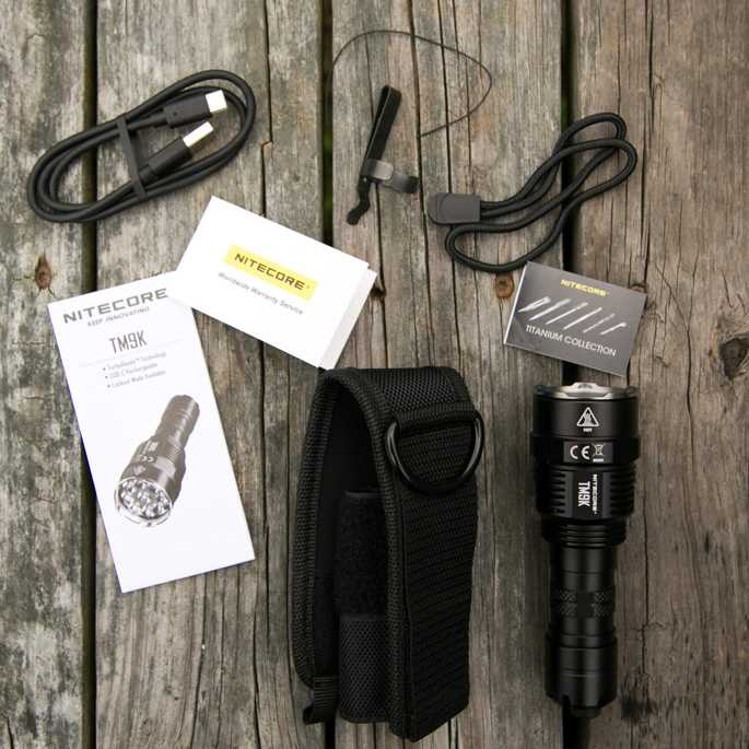 IDN TOOLS - NITECORE TM9K TAC Turbo Ready Senter LED CREE XP L2 HD 9800 Lumens