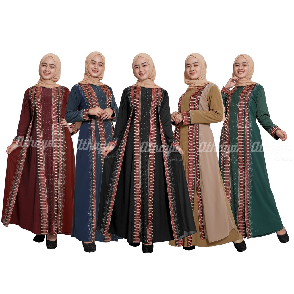 [TERBARU] ATHAYA Dress Gamis Muslimah Abaya Sakira