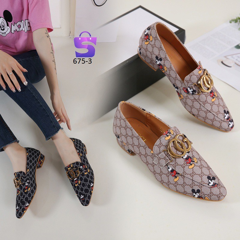 SEPATU WANITA LOAFERS SHOES 675-3