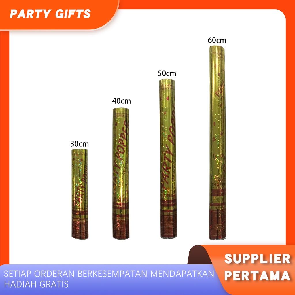 Party Popper Confetti Semburan Kertas Pesta Ulang Tahun