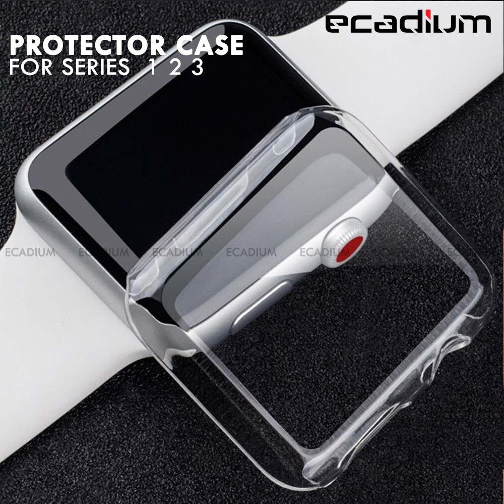 Smart Watch iWatch Screen Protector Hard Case Pelindung Body for Series 1 2 3