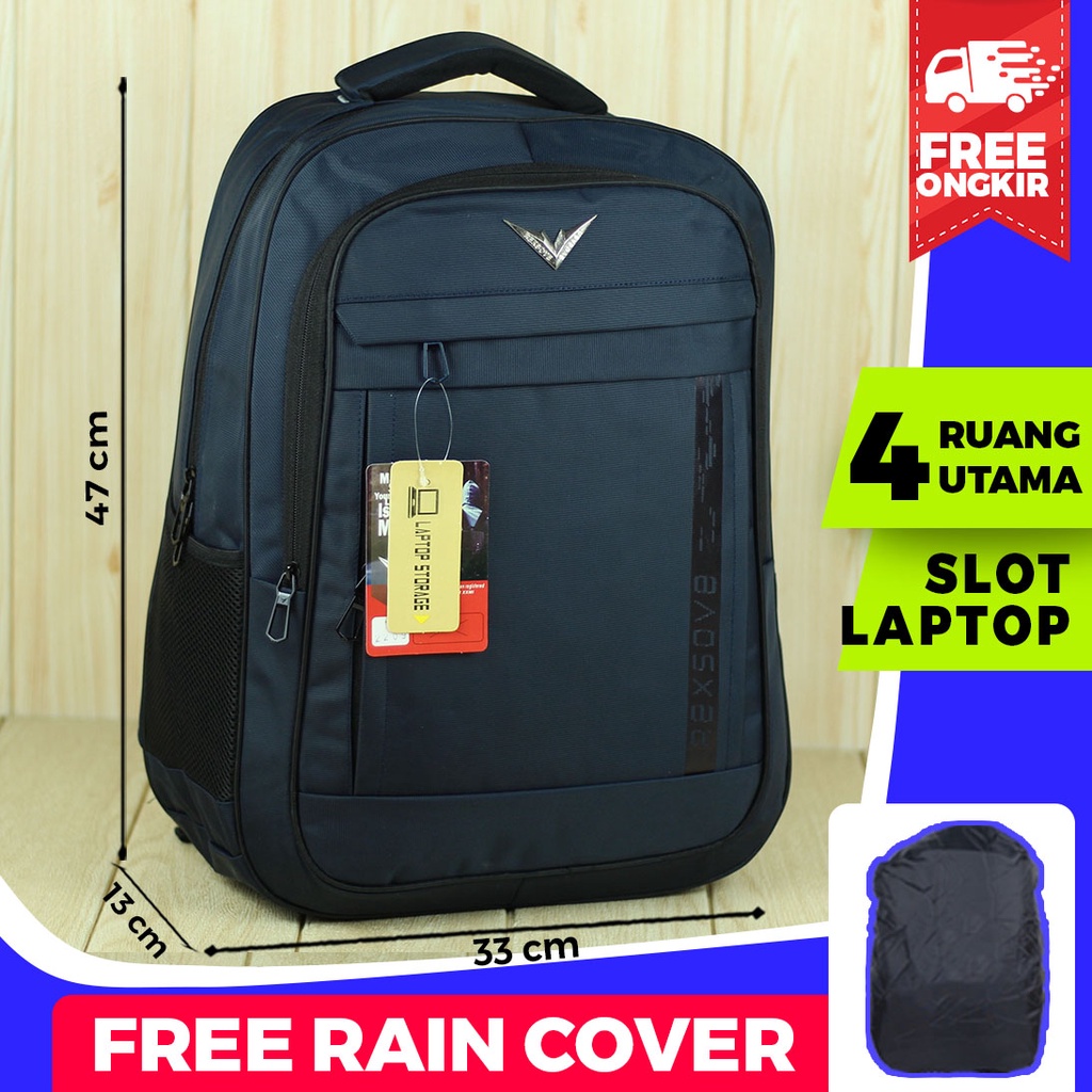 BACKPACK PRIA WANITA Tas Gendong Premium Rexsove Original Tas Laptop Kerja Kuliah Sekolah SMP SMA