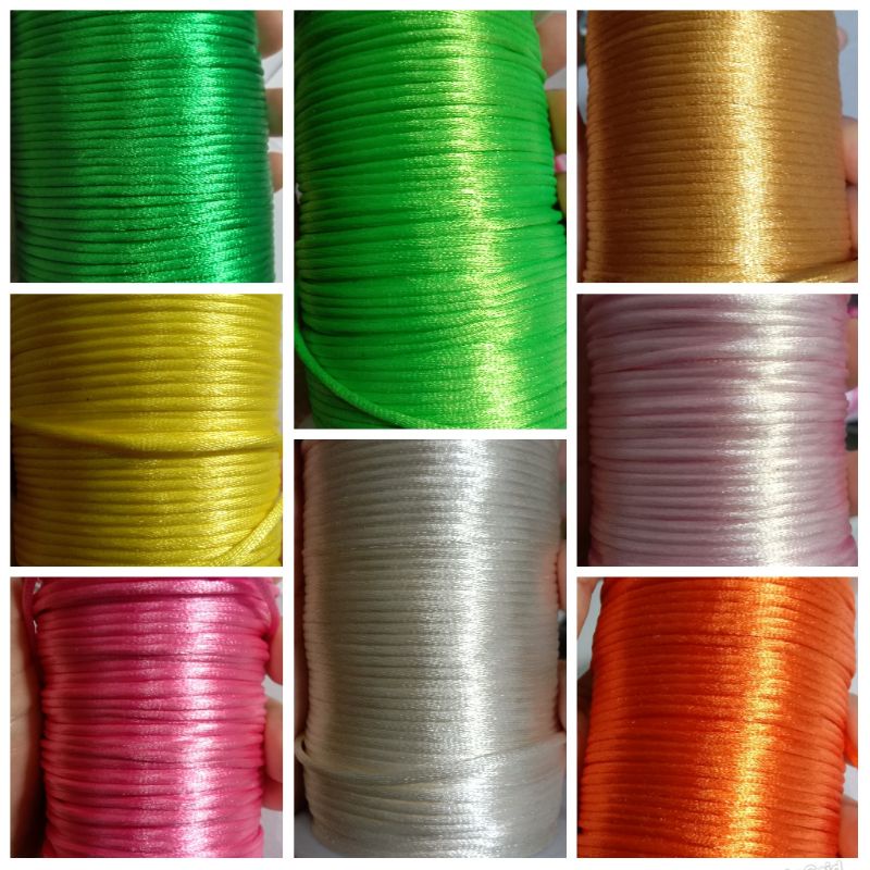 Tali satin cina ukuran 2mm