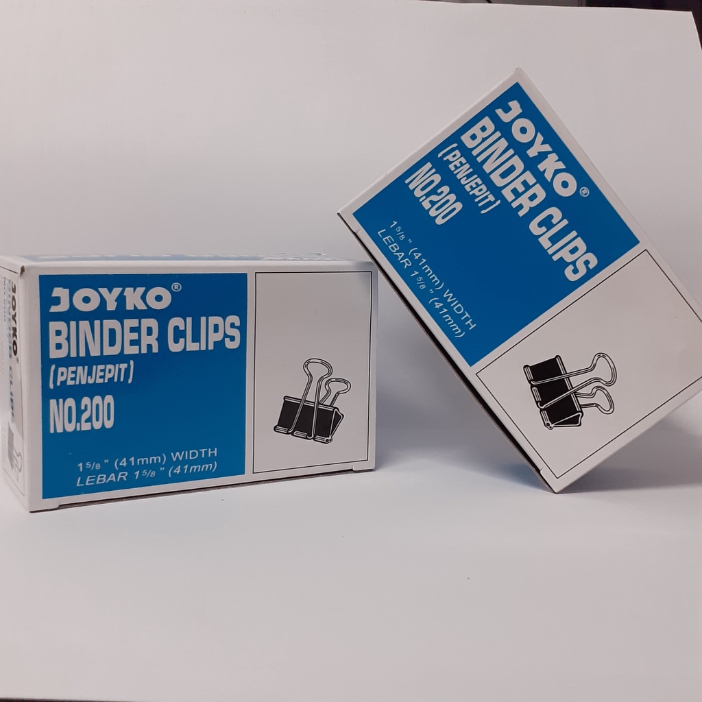 Binder Clip Joyko No. 200 / Penjepit Kertas Joyko 200