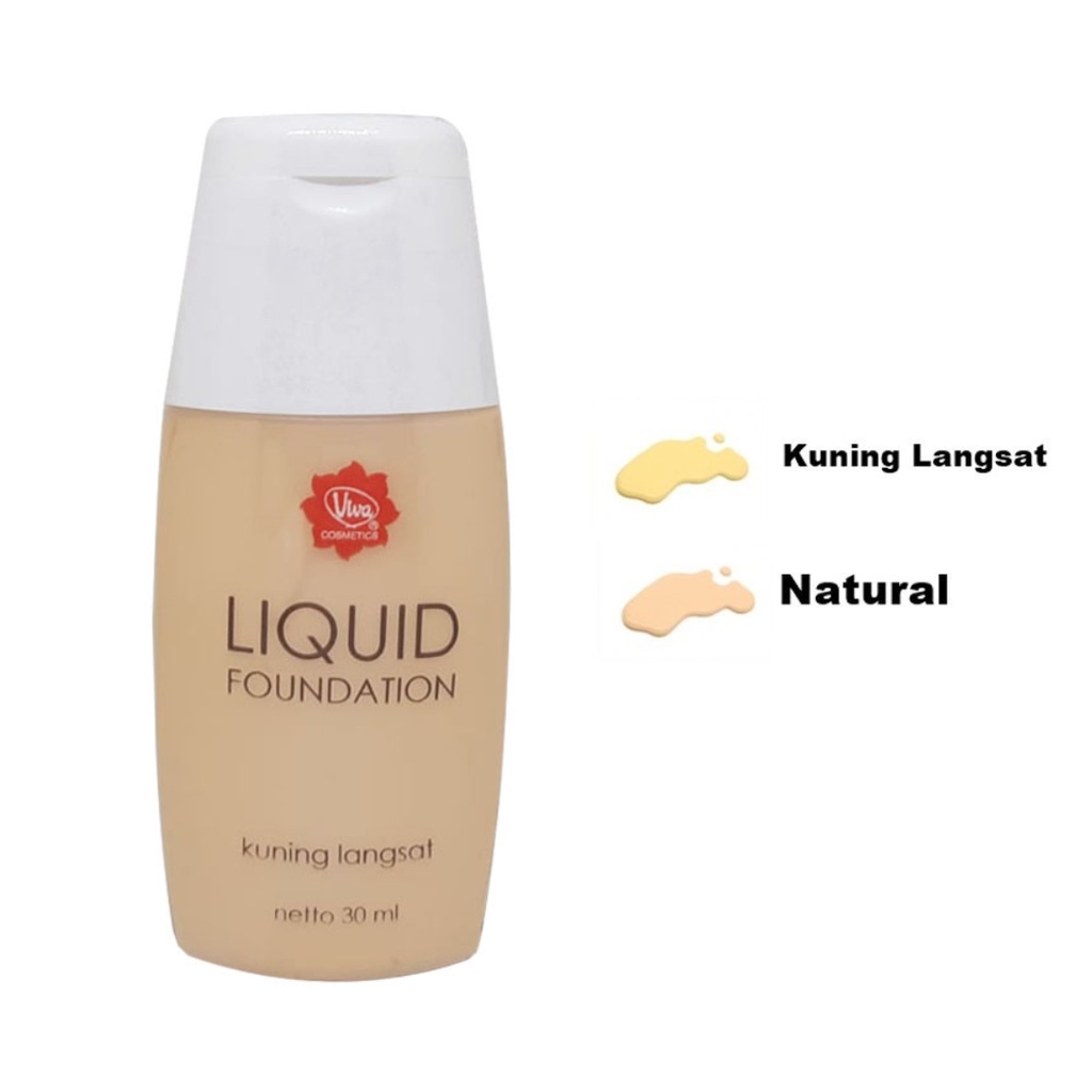 Viva Liquid Foundation With Bengkuang Ekstrak 30 ml