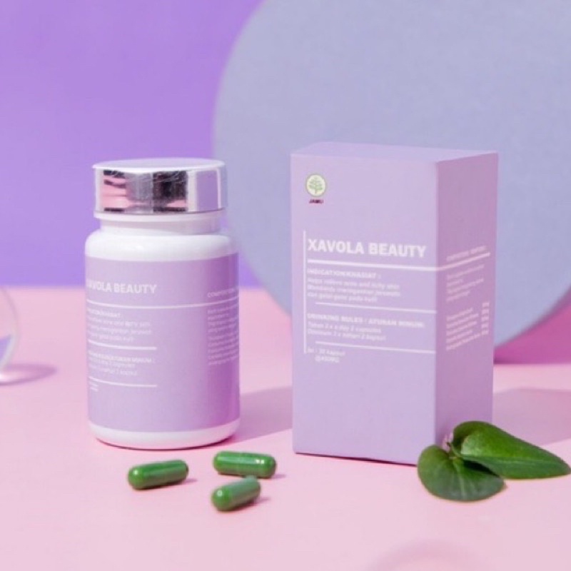 XAVOLA GLUTA WHITENING CAPSULE  / Viral Xavola Collagen XAVOLA WHITENING KAPSUL COLLAGEN BOOSTER PEM