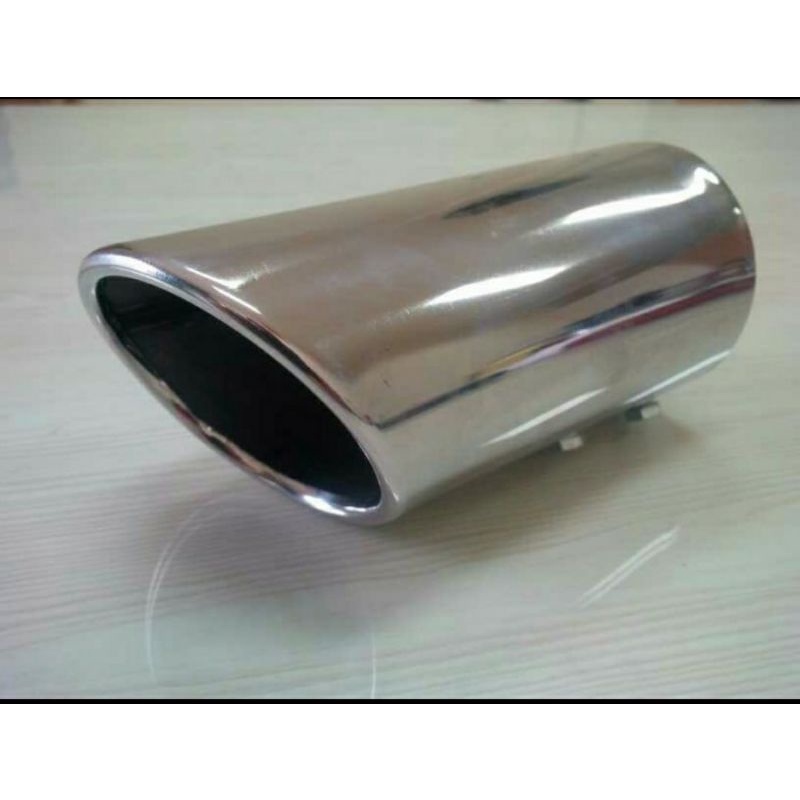 mufler / buntut knalpot mobil ayla dengan ujung lancip / miring
