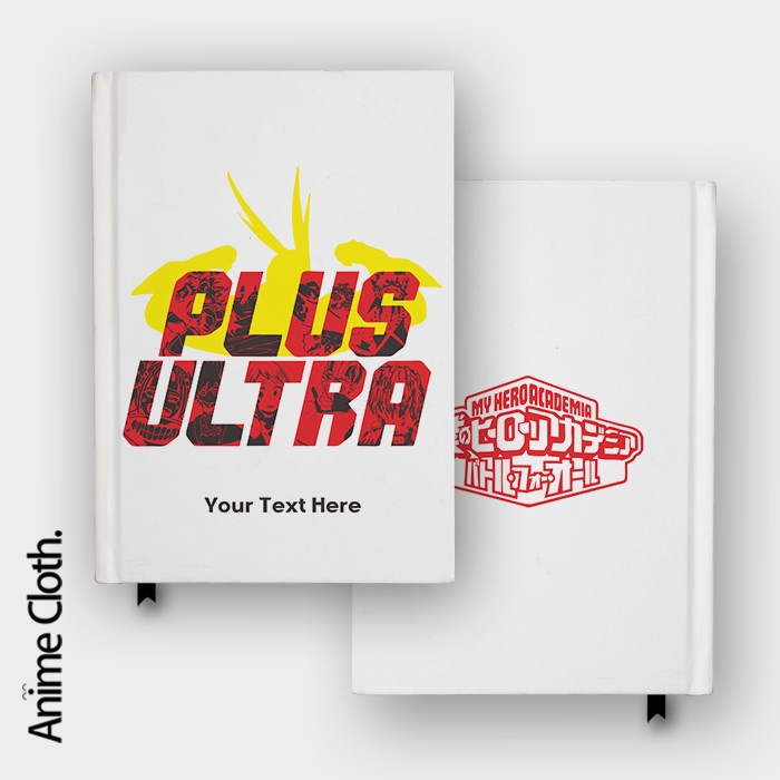 

Buku Plus Ultra Boku No Hero Academia Notebook Custom Diary Anime