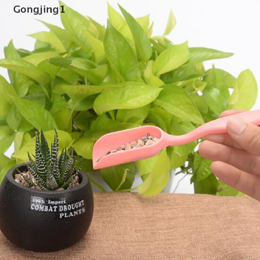 Gongjing1 5Pcs / set Miniatur Sekop + Garpu + Garukan + Kuas + Garukan Untuk Peralatan Berkebun