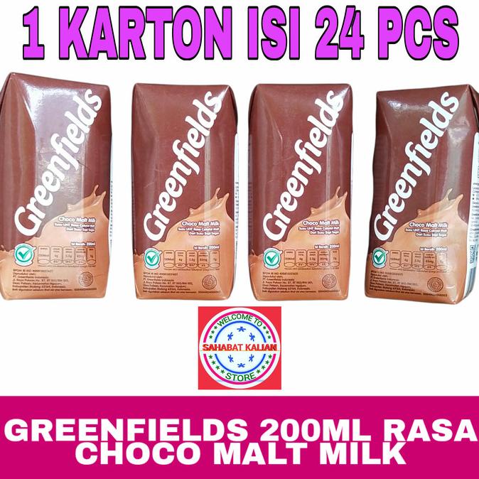 

BISA BAYAR DITEMPAT SUSU UHT GREENFIELDS CHOCOMALT MILK 200ML 1 KARTON ISI 24 PCS