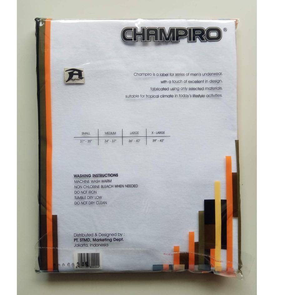 ✶ Oblong pria Champiro V Neck / Kaos dalam pria Champiro / Kaos dalam / Oblong Warna ✺