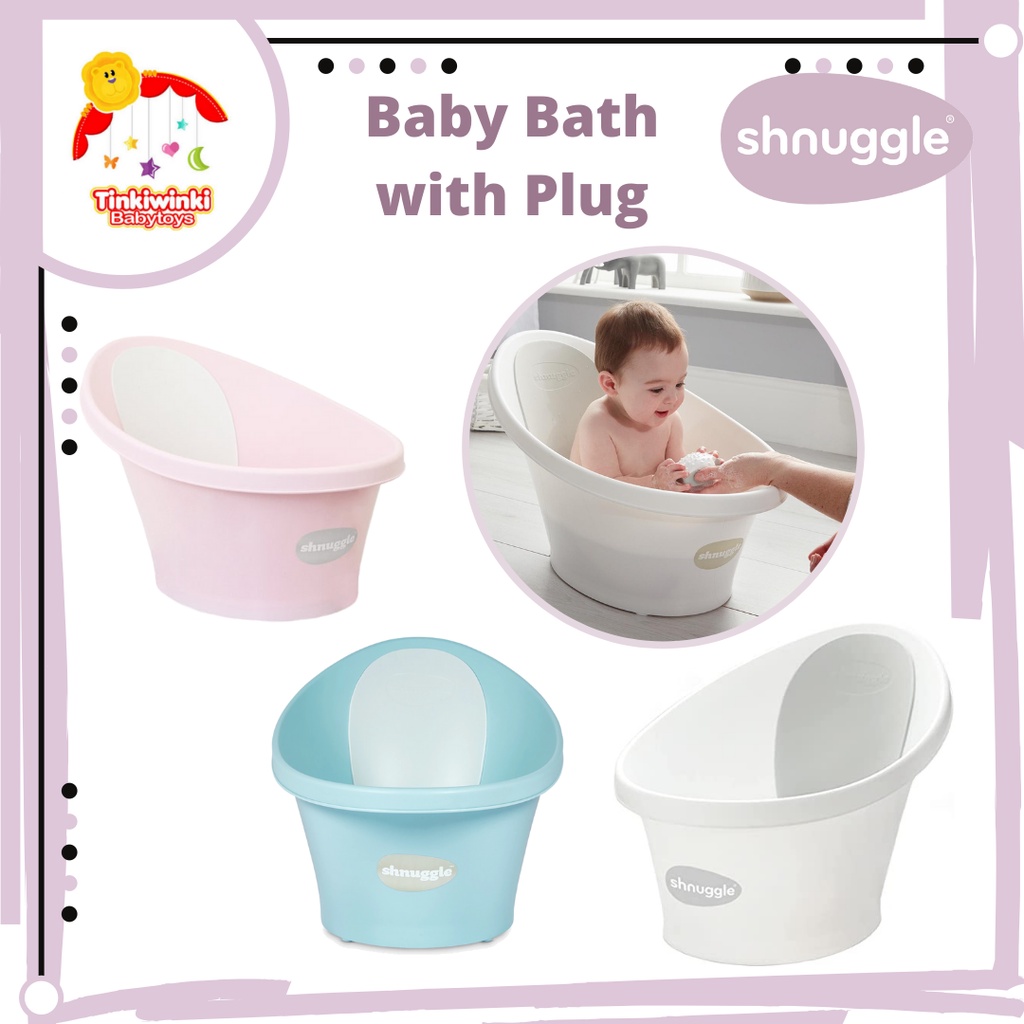 Shnuggle Baby Bath with Plug