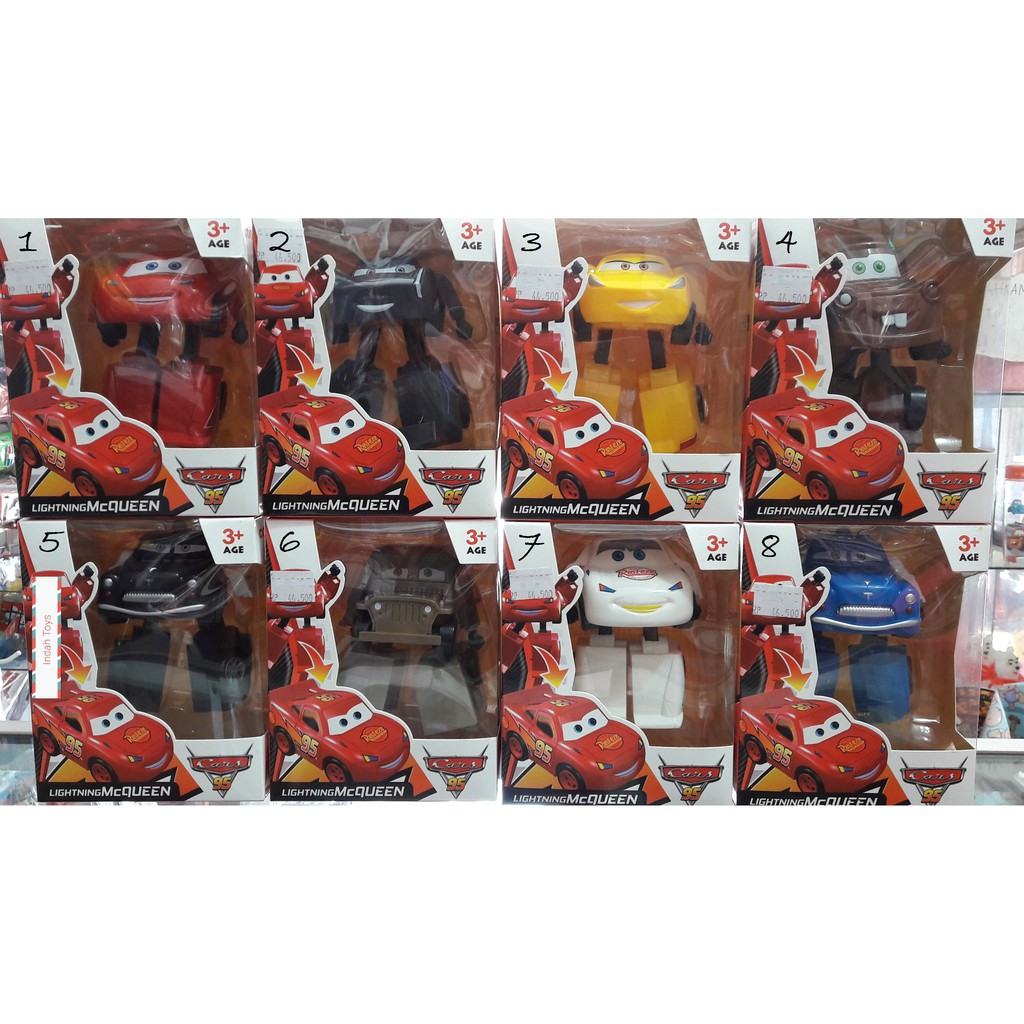 Mainan Tobot Cars - Tobot McQueen - Robot Rakit