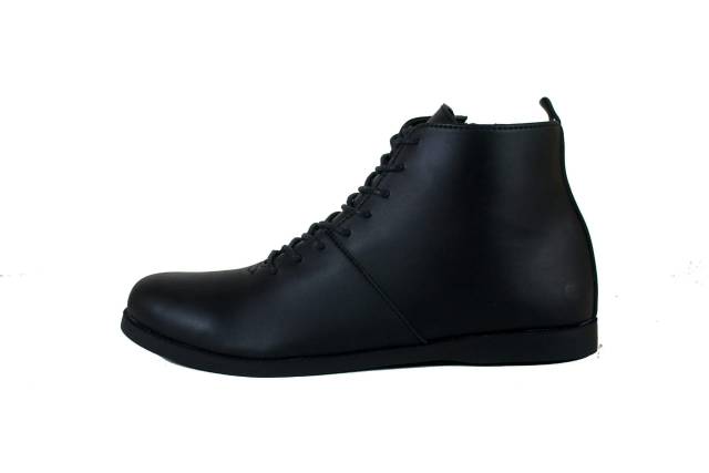 NORTHMAN BLACK- Sepatu Boots Formal Pria Semi Kulit Original Exclusif Sepatu Kantor