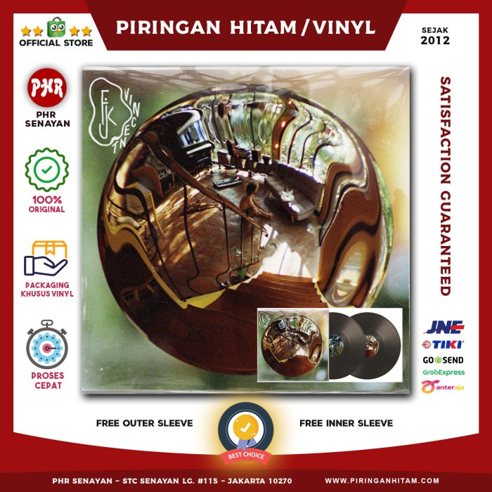 VINYL FKJ - VINCENT (BLACK ICE VINYL) [PIRINGAN HITAM/LP/PH]