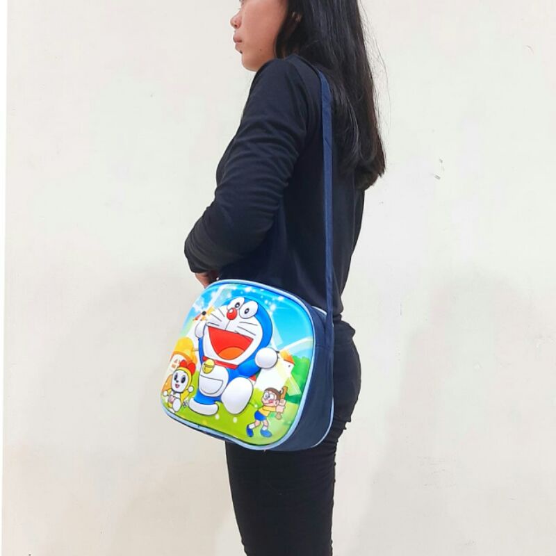 TAS SLEMPANG ANAK / TAS SELEMPANG KARAKTER  TAS TIMBUL 3D  TAS SLINGBAG ANAK